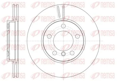 BMW диск гальм. передній MINI 1,6-2,0 10- REMSA 61439.10