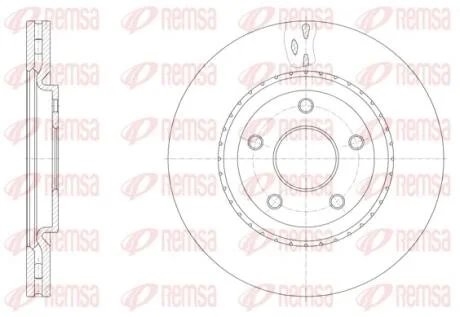 Диск тормозной REMSA 61515.10