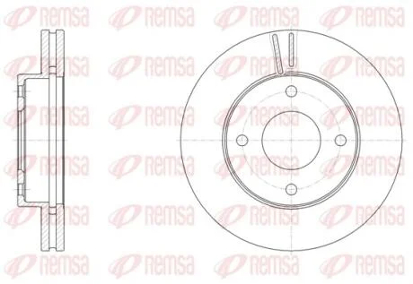 Диск гальмівний REMSA 61532.10