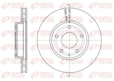 Диск гальмівний REMSA 61573.10