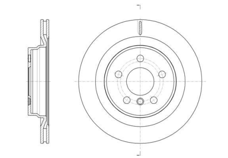 BMW Диск гальмівний задній 1/F40, X1/F48 REMSA 61632.10