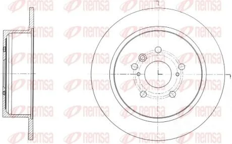 Диск гальмівний REMSA 61650.00