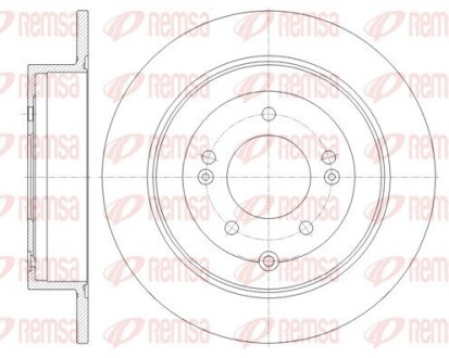 Диск гальмівний REMSA 61779.00