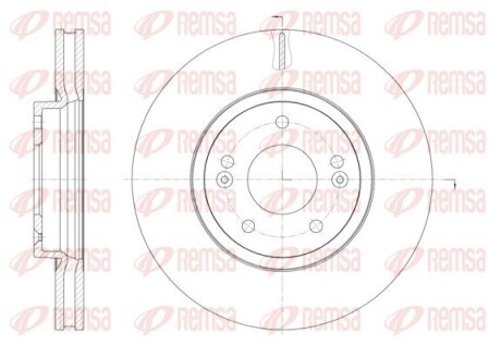 Диск гальмівний REMSA 61885.10