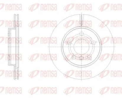 BMW Гальмівний диск i3 (I01) Range Extender 13- REMSA 62532.10