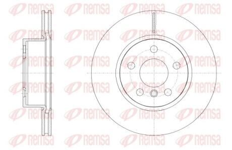 BMW Гальмівний диск передн. 3/G20 21- REMSA 62554.10