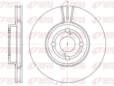Диск гальмівний REMSA 6703.10