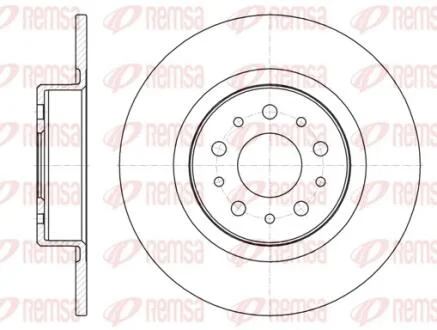 FIAT диск гальмівний задн. Alfa Romeo 156 REMSA 6968.00