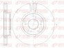 HONDA диск гальмівний передн. ACCORD VI (CK, CG, CH, CF, CL) 2.3 (CL3, S86) 01-03 REMSA 6985.10 (фото 1)