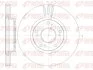 HONDA диск гальмівний передн. ACCORD VI (CK, CG, CH, CF, CL) 2.3 (CL3, S86) 01-03 REMSA 6985.10 (фото 1)