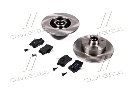 Комплект гальмівний задн. SEAT CORDOBA, TOLEDO 01/91-10/99, VW GOLF 08/91-09/97 (вир-во) REMSA 8263.02