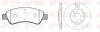 CITROEN К-кт гальмівні колодки + диски передн.Berlingo,C2,3,4,DS3,Peugeot 97- REMSA 8840.03