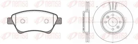RENAULT К-кт гальм. колодки + диски Megane II, Kangoo 02- REMSA 8976.02