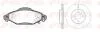 TOYOTA К-кт гальмівні колодки + диски передн.Yaris 99- REMSA 8978.00