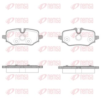 BMW Колодки гальм. задн. 2 Active Tourer (U06), X1 (U11), X2 (U10) REMSA X2013.00