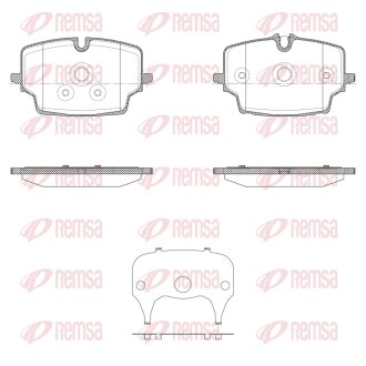 BMW Гальмівні колодки передні X1 (U11) sDrive 18 i 22- REMSA X2048.00