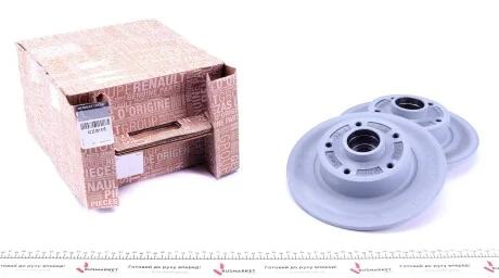 Диск тормозной (задний) Renault Megane III/Scenic III 08- (260x8) (+ABS) (к-кт 2 шт.) RENAULT 432008191R