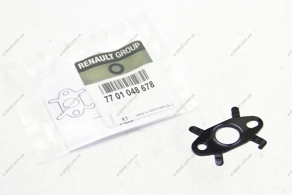 Прокладка турбины Renault Trafic 1.9dCi 01- (трубка на слив масла) RENAULT 7701048678 (фото 1)