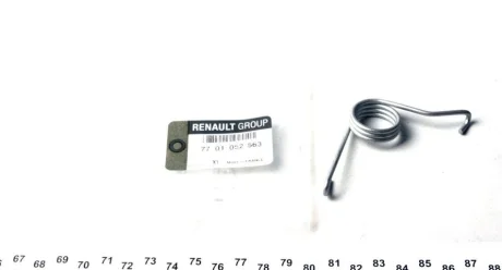 Пружина суппорта (заднего) Renault Trafic 01- (R) RENAULT 7701052563