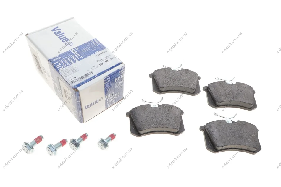 Колодки тормозные (задние) Renault Megane III/Clio III/Twingo II 08- RENAULT 7711946173 (фото 1)