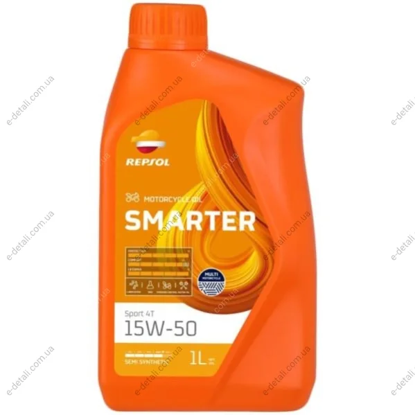 RP SMARTER SPORT 4T 15W-50 (12Х1Л) Repsol RPP2065RHC (фото 1)