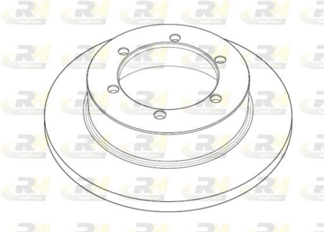 Гальмівний диск ROADHOUSE 1191.10