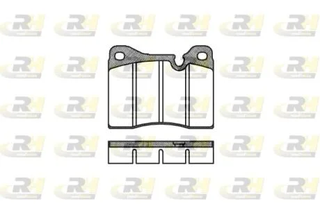 Тормозные колодки дисковые ROADHOUSE 2011.30
