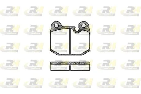 Гальмівні колодки дискові ROADHOUSE 2014.10