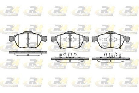 Гальмівні колодки дискові ROADHOUSE 21054.02