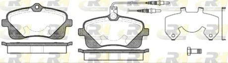 Тормозные колодки дисковые ROADHOUSE 21102.02