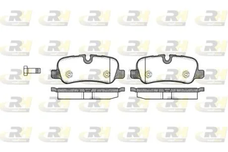 Тормозные колодки дисковые ROADHOUSE 21159.00