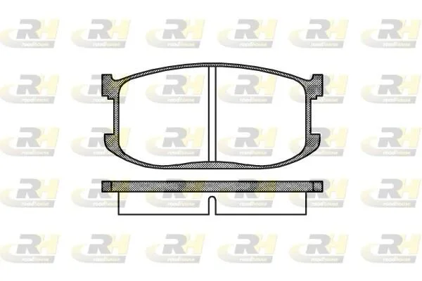 Гальмівні колодки дискові ROADHOUSE 2126.00 (фото 1)