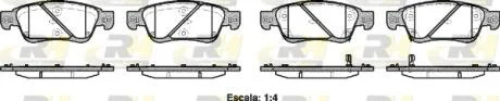 Гальмівні колодки дискові ROADHOUSE 21273.02