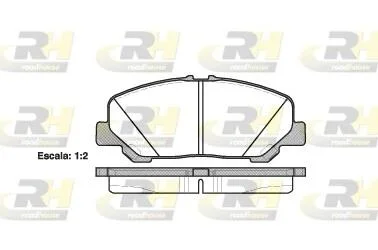 Тормозные колодки дисковые ROADHOUSE 21287.00