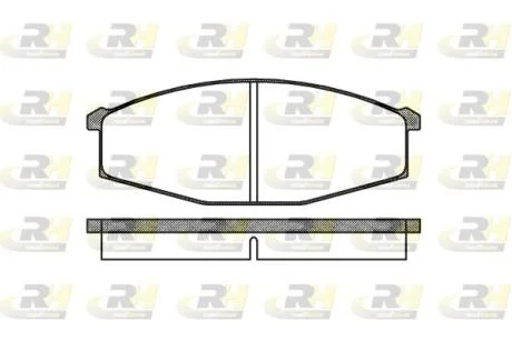 Тормозные колодки дисковые ROADHOUSE 2129.00