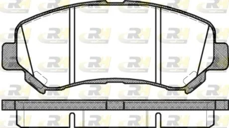 Тормозные колодки дисковые ROADHOUSE 21318.00