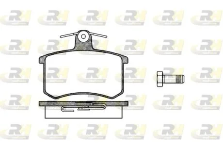 Тормозные колодки дисковые ROADHOUSE 2135.00