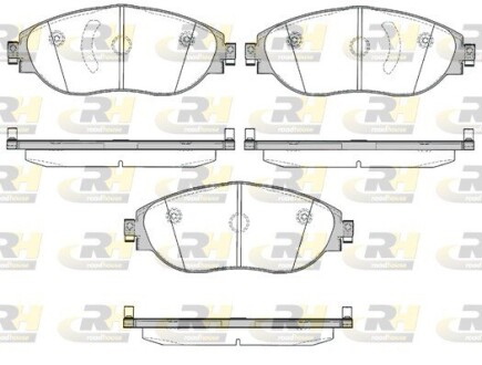 Тормозные колодки дисковые ROADHOUSE 21470.00