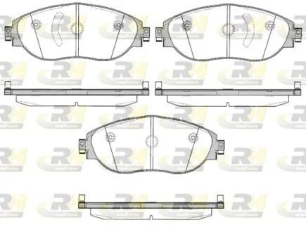 Гальмівні колодки дискові ROADHOUSE 21470.00