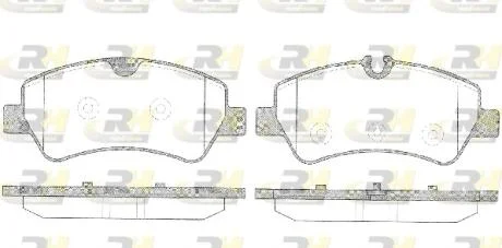 Гальмівні колодки дискові ROADHOUSE 21521.00