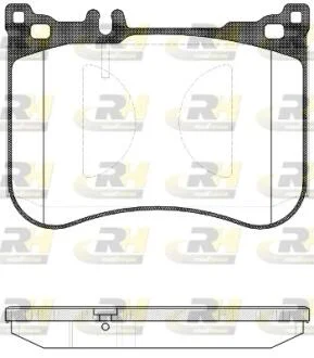 Гальмівні колодки дискові ROADHOUSE 21534.00