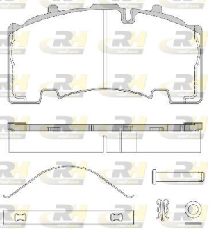 КМП гальмівних колодок ROADHOUSE 21555.80