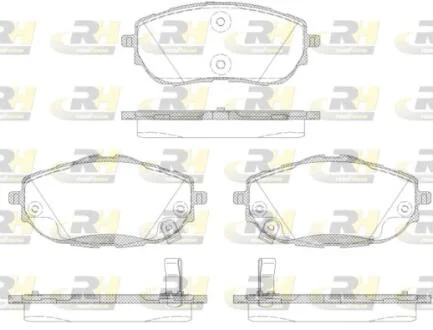 Тормозные колодки дисковые ROADHOUSE 21561.02