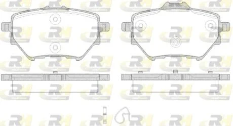 Гальмівні колодки дискові ROADHOUSE 21562.00