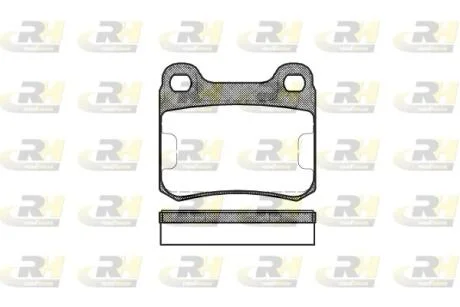 Тормозные колодки дисковые ROADHOUSE 2157.00