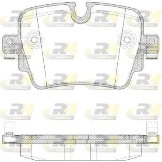 Гальмівні колодки дискові ROADHOUSE 21572.00