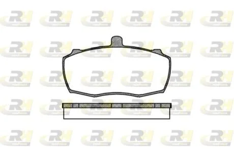 Тормозные колодки дисковые ROADHOUSE 2159.00