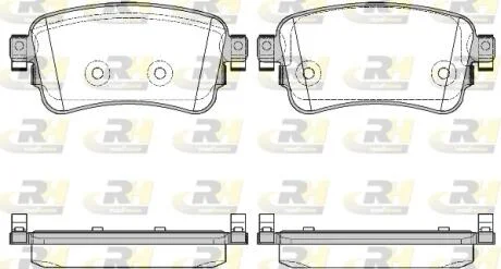 Гальмівні колодки дискові ROADHOUSE 21720.00