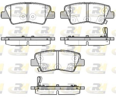 Тормозные колодки дисковые ROADHOUSE 21807.02