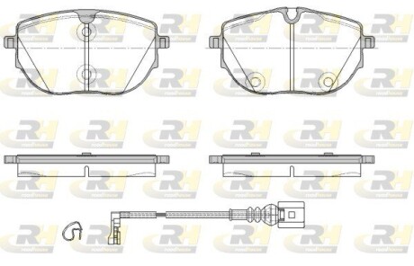 Тормозные колодки дисковые ROADHOUSE 21920.01